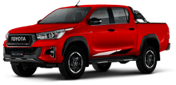 Hilux rojo metalizado